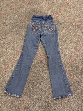 Maternity Jeans Indigo Blue Boot Cut Women's Jeans Size Small Denim